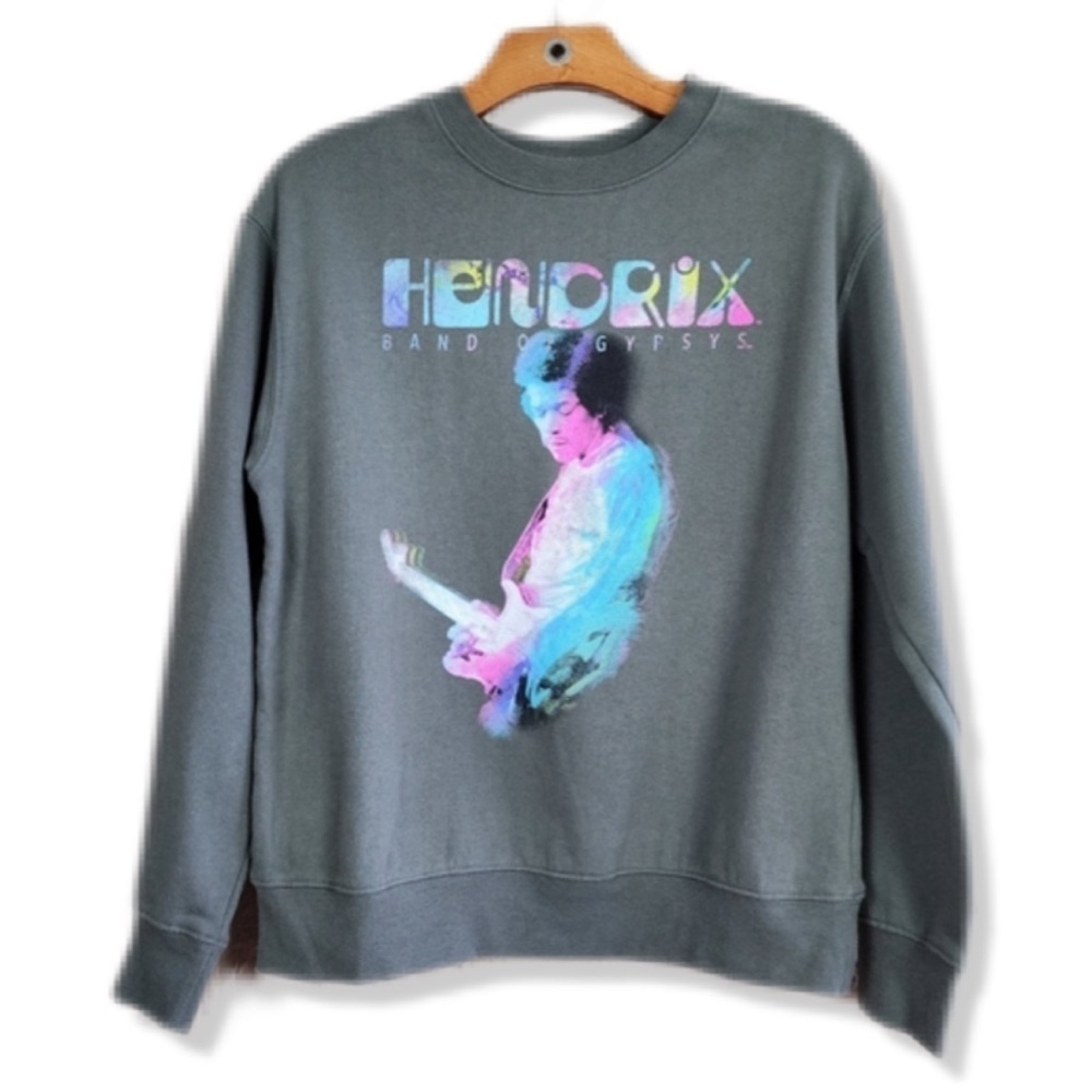 Authentic Hendrix Jimmy Hendrix Multicolor Crewneck Jumper Sweater S